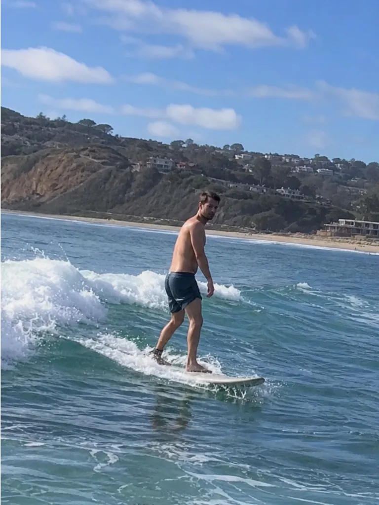 After: Malibu, golden hour
